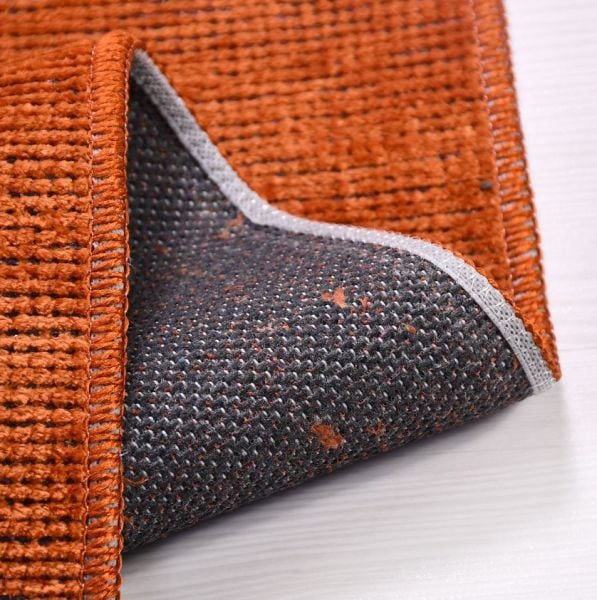 Crea Halı Azade 8200S Turuncu Şönil Halı Dokuma Taban Modern Kilim My Crea Home
