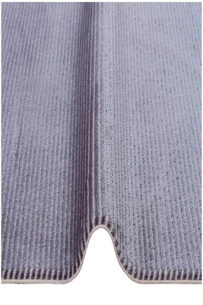 Türkmen Halı Nar Koleksiyonu NR01 Antrasit Yumuşak Dokulu Hav Toz Vermez Modern Halı