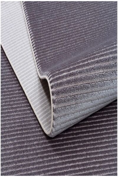 Türkmen Halı Nar Koleksiyonu NR01 Antrasit Yumuşak Dokulu Hav Toz Vermez Modern Halı