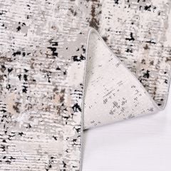 Crea Halı Stone Koleksiyonu 17110 Modern Makine Halısı Gri Bej My Crea Home