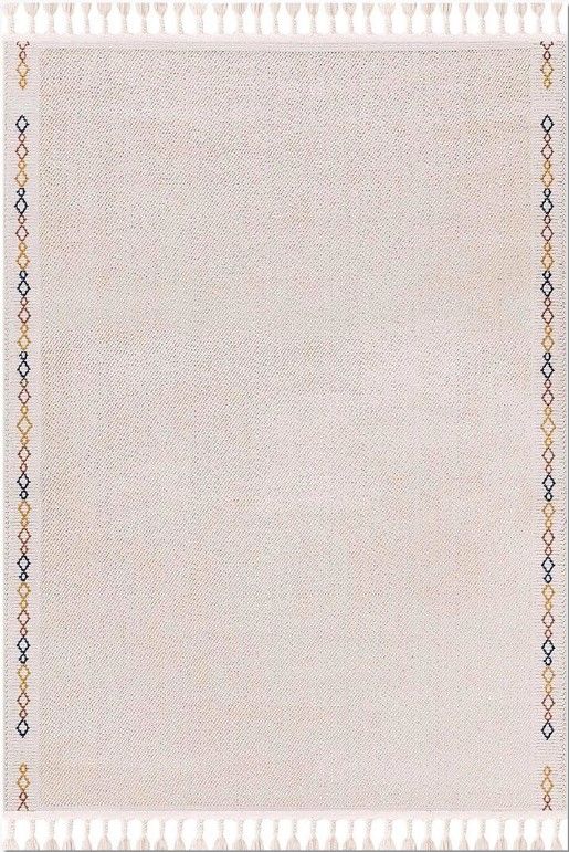 Crea Halı Platon 1755AK Beyaz Multi Bukle Modern Yumuşak Dokulu Halı My Crea Home