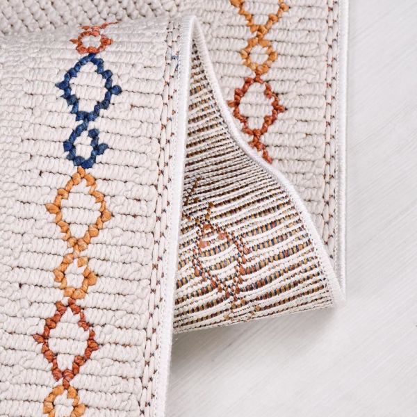 Crea Halı Platon 1755AK Beyaz Multi Bukle Modern Yumuşak Dokulu Halı My Crea Home