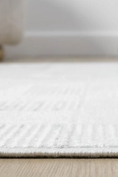 Seyran Halı Sahra 15500 Mavi Akrilik Pamuk Taban Modern Salon Koridor Halısı Yolluk