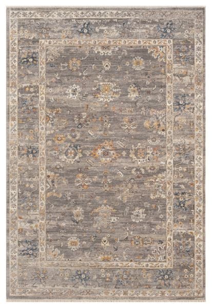 Seyran Asır 0254 Gri Salon Halısı Yolluk Yumuşak Tuşeli Modern Dokuma Makine Halısı