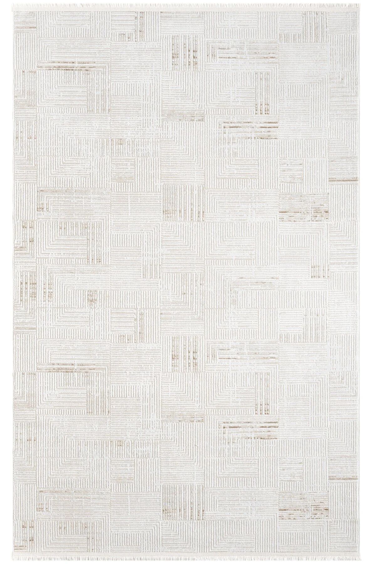 Seyran Halı Sahra 15500 Kahve Akrilik Pamuk Taban Modern Salon Koridor Halısı Yolluk