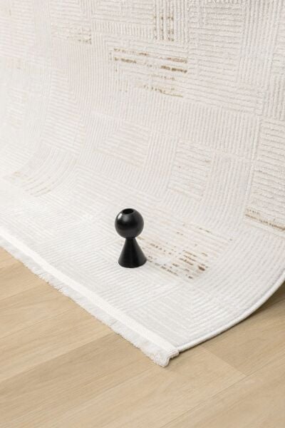 Seyran Halı Sahra 15500 Kahve Akrilik Pamuk Taban Modern Salon Koridor Halısı Yolluk