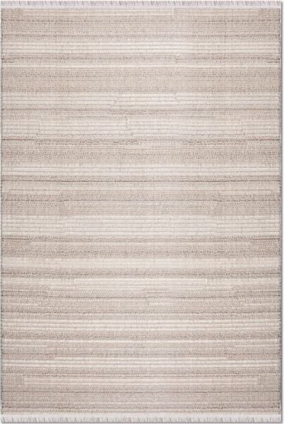 Crea Halı Marjin MJ01K Krem Bej Yumuşak Dokulu Silinebilir ve Hav Yapmayan Modern Salon Yatak Odası Koridor Halısı Yolluk My Crea Home