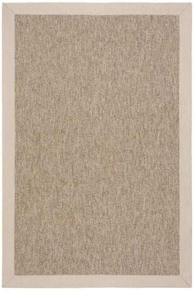 Mocha M202 Hasır Dokulu İthal Sisal Halı Dikdörtgen Bordürlü Bej Sisal Mutfak Koridor Halısı