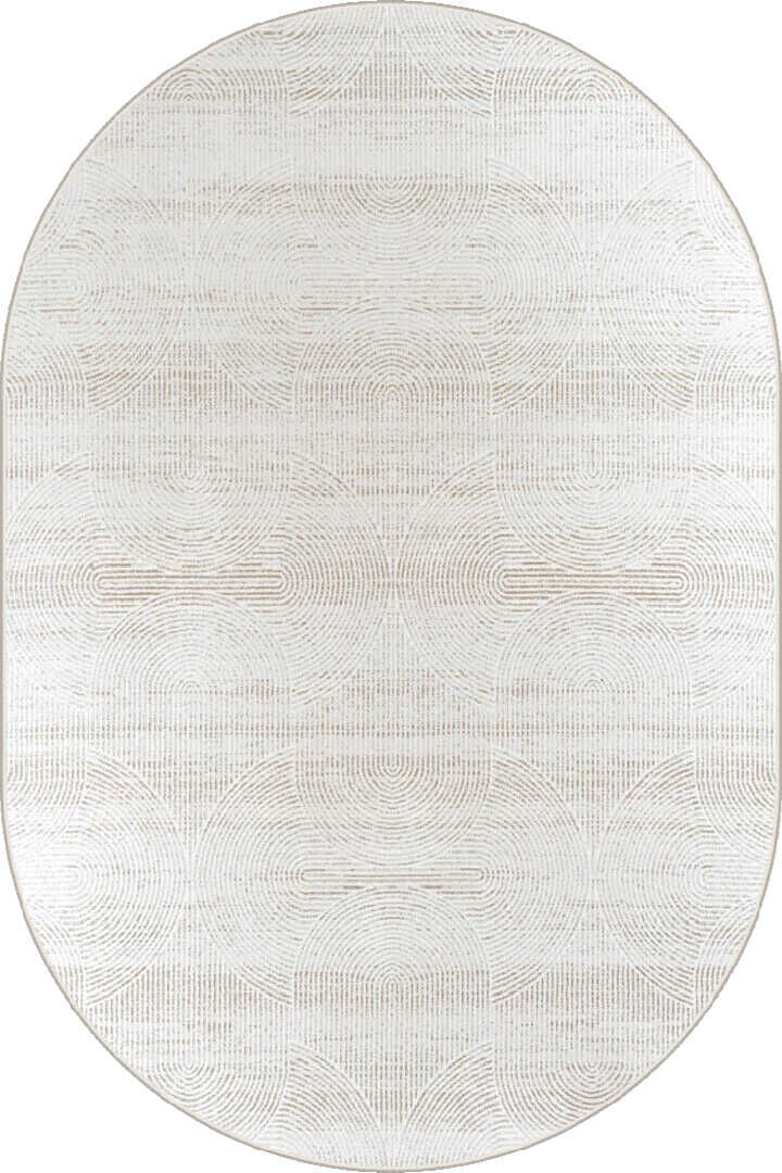 Hayal HYL4 Yumuşak Kadife Kaymaz Taban Dört Mevsim Yıkanabilir Oval Yolluk Dokuma Salon Mutfak Oturma Odası Halısı