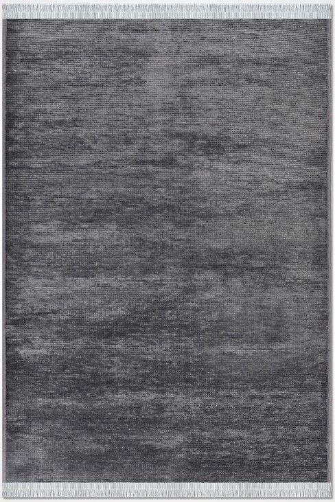 Crea Halı Azade 8206S Antrasit Şönil Halı Dokuma Taban Modern Kilim My Crea Home