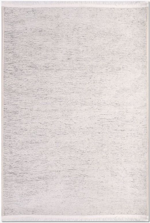Crea Halı Azade 8208S Beyaz Şönil Halı Dokuma Taban Modern Kilim My Crea Home