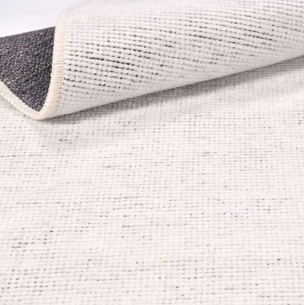 Crea Halı Azade 8208S Beyaz Şönil Halı Dokuma Taban Modern Kilim My Crea Home