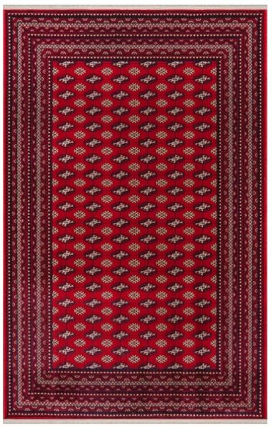 Padişah Dubai Koleksiyonu 62096 010 Dokuma Otantik Bordo Afgan Desen Salon Halısı