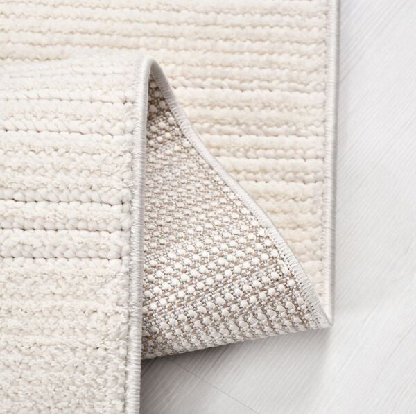 Crea Halı Marjin MJ04K Krem Yumuşak Dokulu Silinebilir ve Hav Yapmayan Modern Salon Yatak Odası Koridor Halısı Yolluk My Crea Home