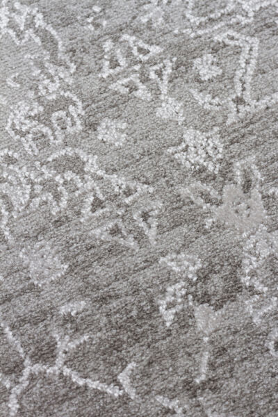 Eko Halı Leona LNA 07 Grey Vintage Etnik Desen Yumuşak Tuşeli Hav Toz Vermez Modern Salon Halısı Özel Ölçü Koridor Mutfak Oturma Odası Halısı Yolluk