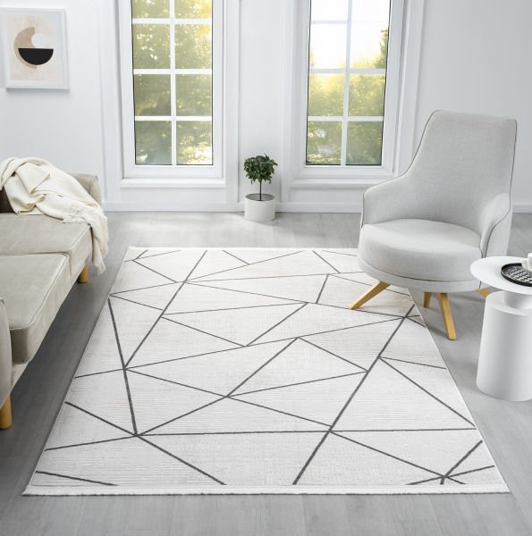 Seyran Vista 5112 Salon Halısı Yolluk Yumuşak Tuşeli Modern Dokuma Makine Halısı