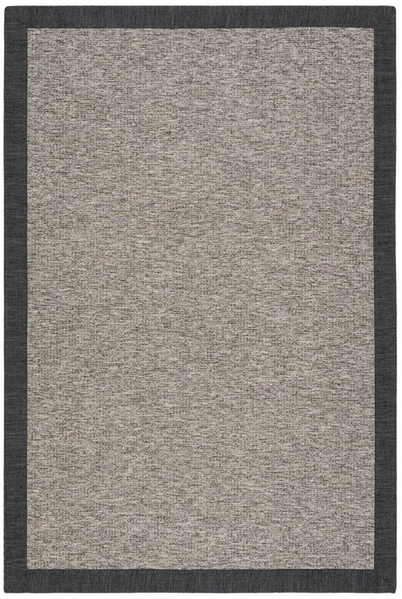 Mocha M205 Hasır Dokulu İthal Sisal Halı Dikdörtgen Bordürlü Gri Sisal Mutfak Koridor Halısı