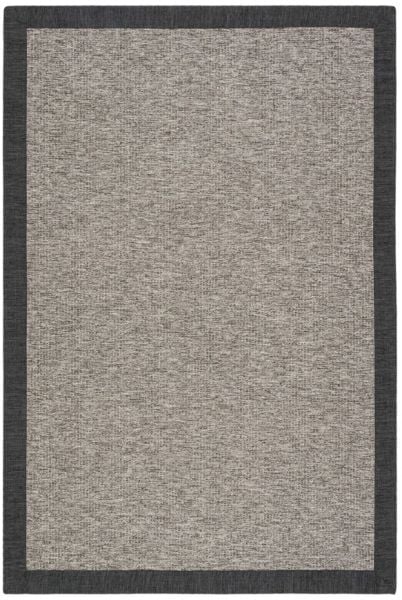 Mocha M205 Hasır Dokulu İthal Sisal Halı Dikdörtgen Bordürlü Gri Sisal Mutfak Koridor Halısı