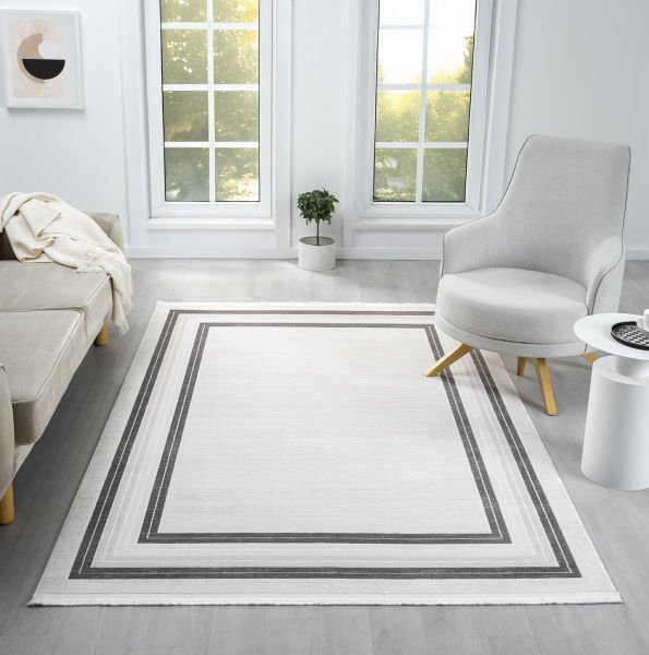 Seyran Vista 5113 Salon Halısı Yolluk Yumuşak Tuşeli Modern Dokuma Makine Halısı