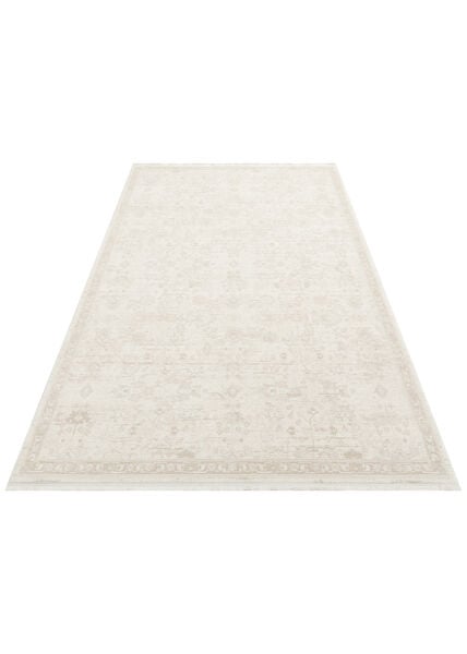 Eko Halı Leona LNA 05 Cream Vintage Etnik Desen Yumuşak Tuşeli Hav Toz Vermez Modern Salon Halısı Özel Ölçü Koridor Mutfak Oturma Odası Halısı Yolluk