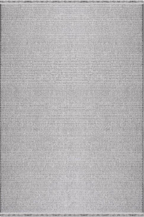 Crea Halı Marjin MJ06K Gri Yumuşak Dokulu Silinebilir ve Hav Yapmayan Modern Salon Yatak Odası Koridor Halısı Yolluk My Crea Home