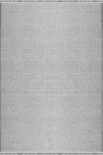 Crea Halı Marjin MJ06K Gri Yumuşak Dokulu Silinebilir ve Hav Yapmayan Modern Salon Yatak Odası Koridor Halısı Yolluk My Crea Home