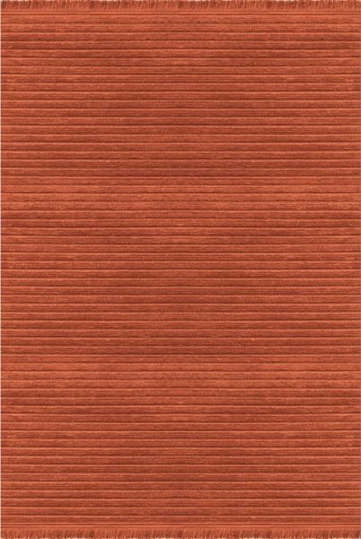 Crea Liya 8250S Turuncu Yumuşak Tuşeli Modern Yolluk Koridor Mutfak Salon Halısı My Crea Home