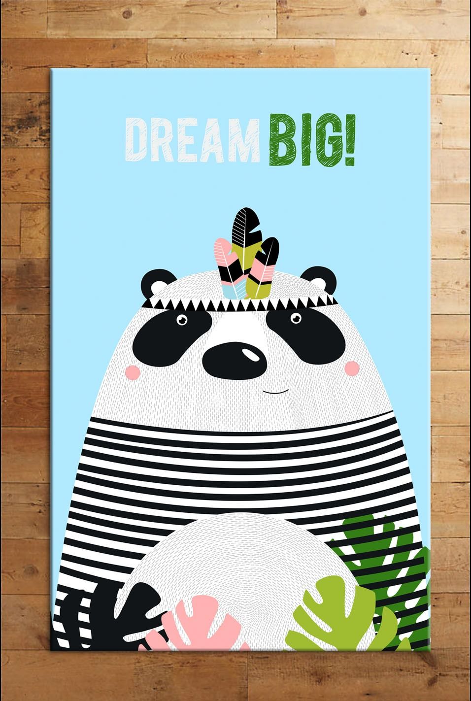 Cino 74 Sevimli Panda Çocuk Odası Halı Bebek Oyun Halısı