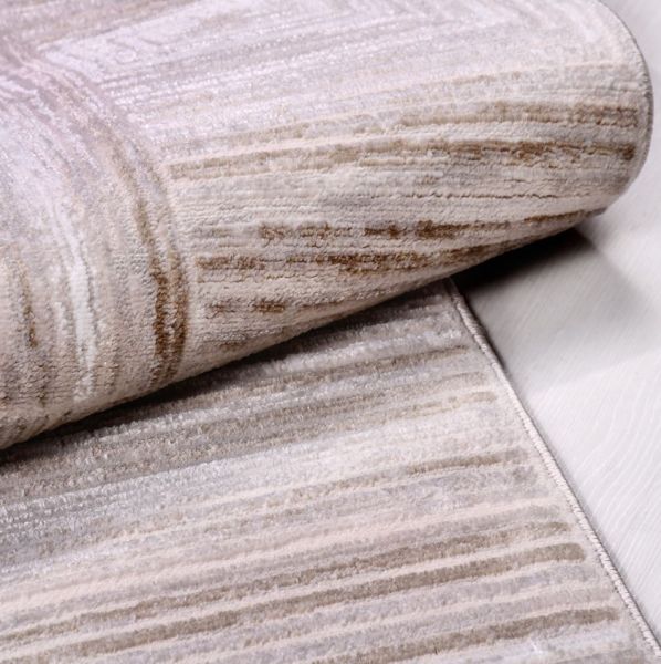 Crea Halı Moda 1550AK Bej Multi Modern Yumuşak Dokulu Halı My Crea Home