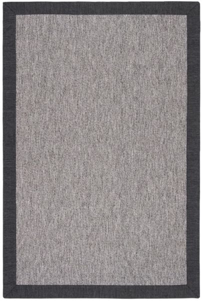 Mocha M206 Hasır Dokulu İthal Sisal Halı Dikdörtgen Bordürlü Gri Sisal Mutfak Koridor Halısı