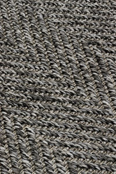 Mocha M206 Hasır Dokulu İthal Sisal Halı Dikdörtgen Bordürlü Gri Sisal Mutfak Koridor Halısı