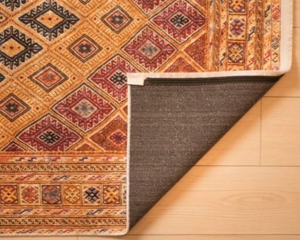 Halımax Dara 196 Yıkanabilir Kaymaz Dokuma Tabanlı Etnik Desenli Multi Modern Halı 120x200