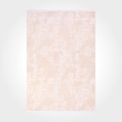 Crea Halı Royal Koleksiyonu 14508K Bambu Viskon Dokuma Modern Makine Halısı Krem My Crea Home 80x200