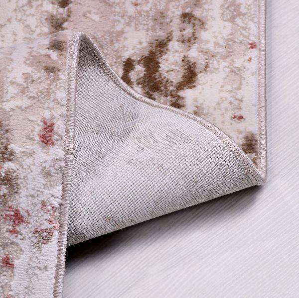 Crea Halı Moda 1553AK Bej Multi Modern Yumuşak Dokulu Halı My Crea Home