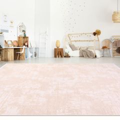 Crea Halı Royal Koleksiyonu 14508K Bambu Viskon Dokuma Modern Makine Halısı Krem My Crea Home 100x300