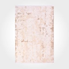 Crea Halı Royal Koleksiyonu 14557K Bambu Viskon Dokuma Modern Makine Halısı Krem My Crea Home 80x150