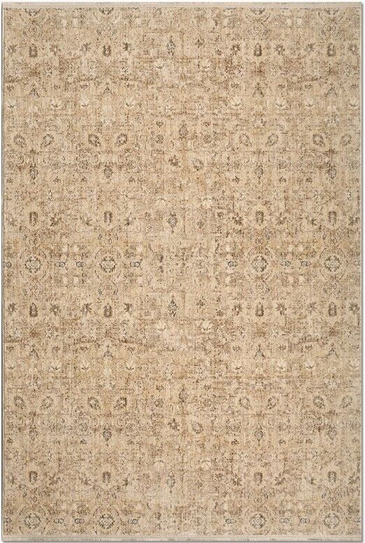 Crea Halı Panama PN03K Anadolu Motifli Krem Vintage Salon Oturma Odası Mutfak Koridor Etnik Desenli Halı Hav Toz Vermez Yolluk