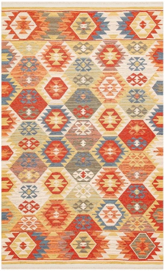 Eko Halı Nomad NMD 01 Çift Taraflı Yıkanabilir Multi Kilim Hav Toz Vermez Yolluk Mutfak Halısı