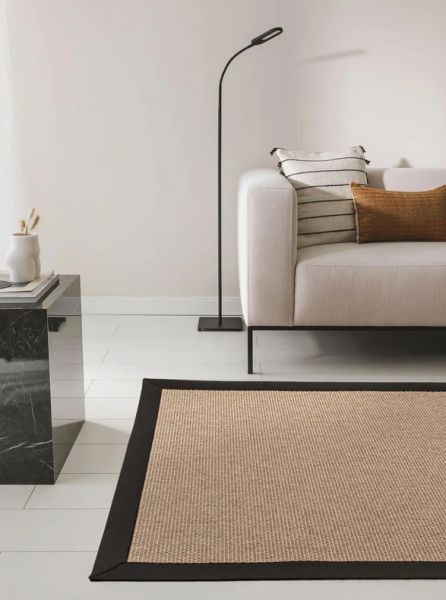 Mocha M208 Hasır Dokulu İthal Sisal Halı Dikdörtgen Bordürlü Kahve Sisal Mutfak Koridor Halısı