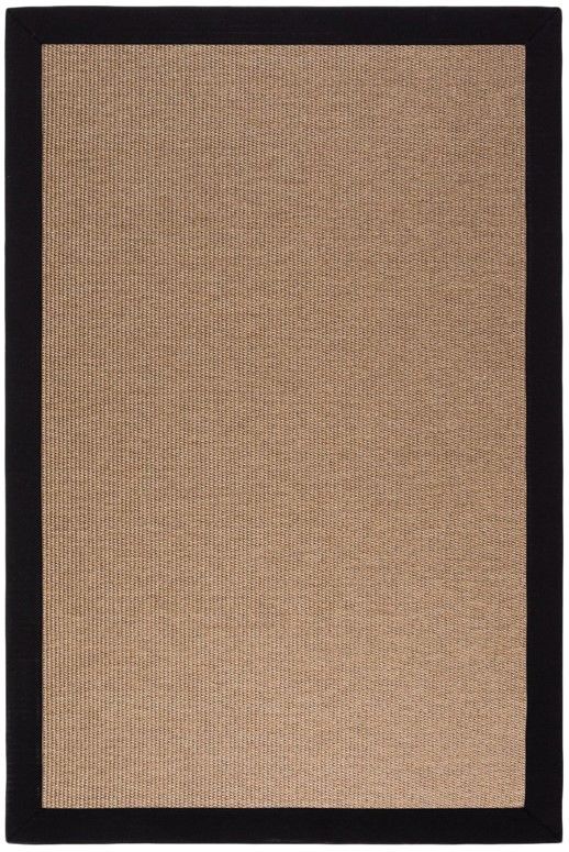 Mocha M208 Hasır Dokulu İthal Sisal Halı Dikdörtgen Bordürlü Kahve Sisal Mutfak Koridor Halısı