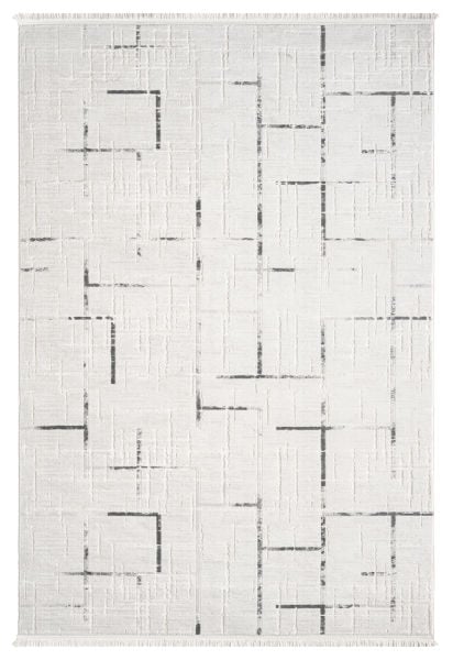 Seyran Vista 5118 Gri Salon Halısı Yolluk Yumuşak Tuşeli Modern Dokuma Makine Halısı