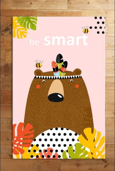 Cino 74 Sevimli Ayı Çocuk Odası Halı Bebek Oyun Halısı