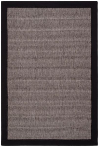 Mocha M209 Hasır Dokulu İthal Sisal Halı Dikdörtgen Bordürlü Gri Sisal Mutfak Koridor Halısı