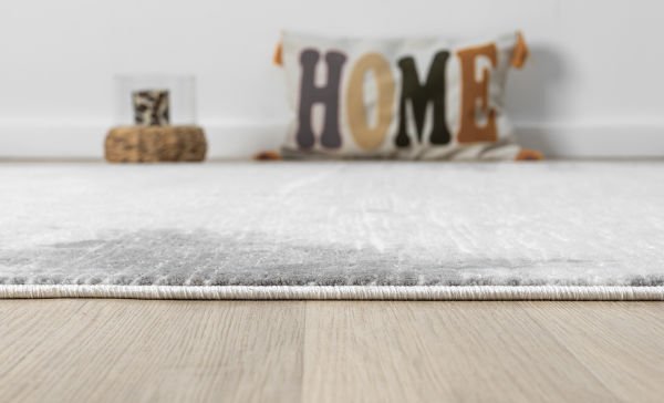 Seyran Vista 5120 Gri Salon Halısı Yolluk Yumuşak Tuşeli Modern Dokuma Makine Halısı