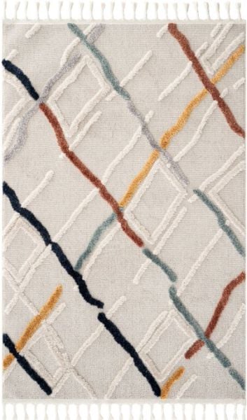 Eko Halı Terazzo TRZ 03 Multy Kabartmalı Hav Toz Vermez Multi Yumuşak ve Parlak Tuşeli İskandinav Halı