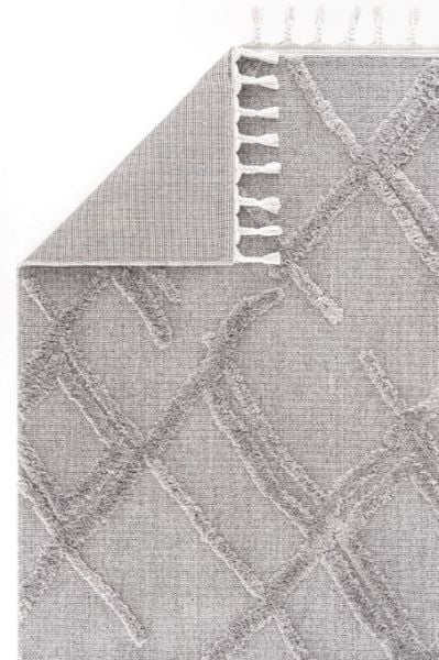 Eko Halı Terazzo TRZ 03 Grey Kabartmalı Hav Toz Vermez Multi Yumuşak ve Parlak Tuşeli İskandinav Halı