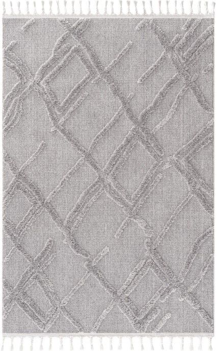 Eko Halı Terazzo TRZ 03 Grey Kabartmalı Hav Toz Vermez Multi Yumuşak ve Parlak Tuşeli İskandinav Halı