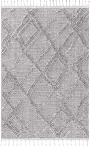 Eko Halı Terazzo TRZ 03 Grey Kabartmalı Hav Toz Vermez Multi Yumuşak ve Parlak Tuşeli İskandinav Halı