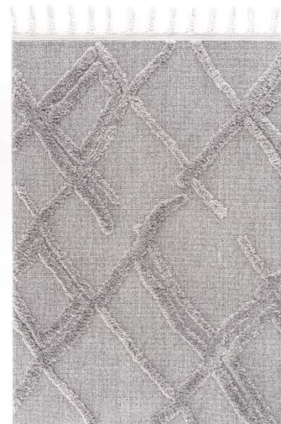 Eko Halı Terazzo TRZ 03 Grey Kabartmalı Hav Toz Vermez Multi Yumuşak ve Parlak Tuşeli İskandinav Halı