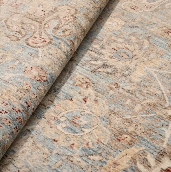 Crea Halı Panama PN06K Krem Anadolu Motifli Vintage Salon Halısı Anadolu Motifli Oturma Odası Mutfak Koridor Etnik Desenli Halı Hav Toz Vermez Yolluk